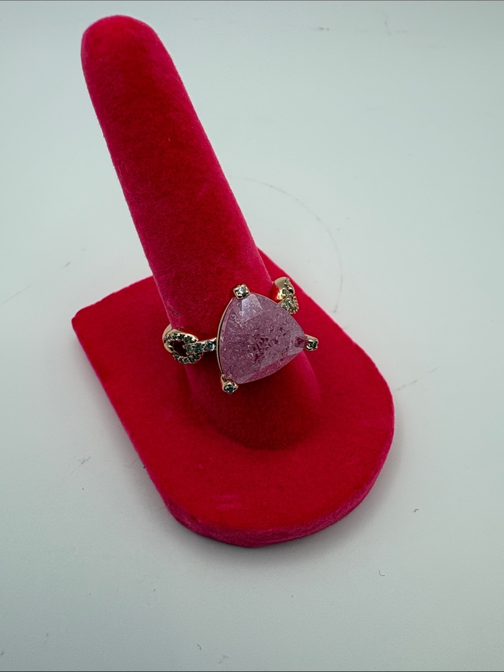 Bomb Party  Pink Ice Crystal. Rose gold plating
